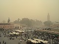 モロッコ・マラケシュの砂嵐