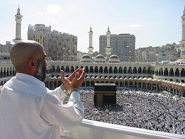 Supplicating Pilgrim at Masjid Al Haram. Mecca, Saudi Arabia.jpg