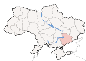 Poziția regiunii Zaporijjea