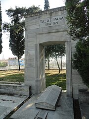 Photograph of the stone Monument of Liberty in Istanbul