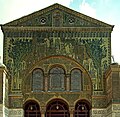 Dekoratívny štýl Umájjovskej mešity v Damasku, ktorú pomohli vyzdobiť najatí byzantskí umelci