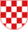 Croatia, Historic Coat of Arms, first red square.svg