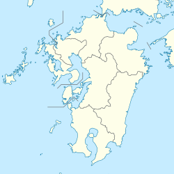 明応地震の位置（九州内）