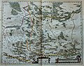 Księstwo Oświęcimskie i Zatorskie – mapa z 1659