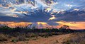 瓦特貝格國家公園的雲隙光