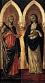 Sant'Agata e santa Lucia, Guidoccio Cozzarelli. 1480