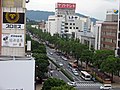 山陽百貨店屋上より見た姫路駅前大通り（北側）（BT整備前）