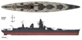 Az elődtípus, a Dunkerque osztályú Dunkerque francia csatahajó 1940-ben.