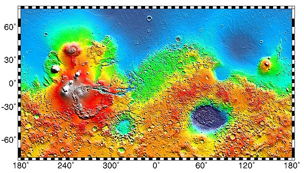 خريطة المريخ