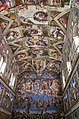 Image 38The Sistine Chapel ceiling, with frescos done by Michelangelo (from Culture of Italy)