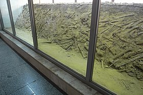 Một ngôi mộ tập thể trong thảm sát Nam Kinh.