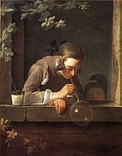 Soap Bubbles (ca.1733-1734), oil on canvas, 93 x 74.6 cm., National Gallery of Art