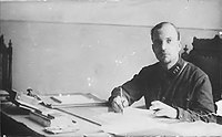 А. И. Лизюков в своём кабинете (1934).