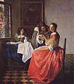 Fată cu un pahar de vin (1659–1660)