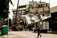 The 2011 Christchurch earthquake was a shallow event and very close to the city, resulting in extensive damage to population centers.