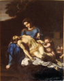 П'єр Міньяр. «Оплакування Христа», копія картини Аннібале Каррачі.
