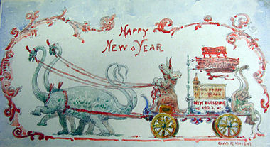 Charles R. Knight New Years's Card.jpg