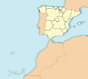 Тенерифе. Карта розташування: Іспанія