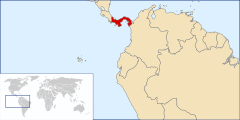 Położenie Panamy