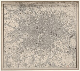 Stanford's Map 1860