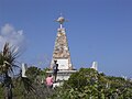 Columbus Monument on Long Island, The Bahamas.