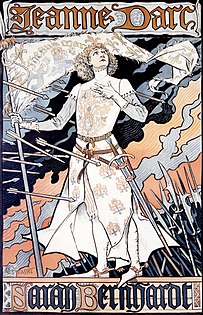Sarah Bernhardt as Jeanne d'Arc