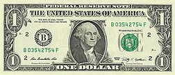 US one dollar bill, obverse, series 2009.jpg