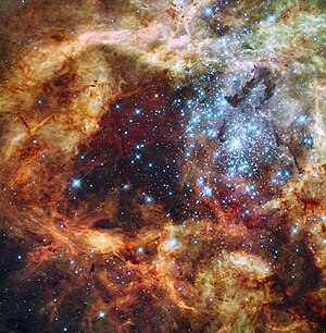 Grand star-forming region R136 in NGC 2070 (captured by the Hubble Space Telescope).jpg
