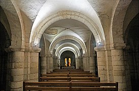 Cripta de la catedral de Saint-Etienne de Auxerre (1023)