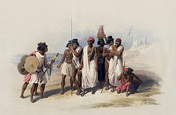 171. Group of Nubians at Wady Kardassy.