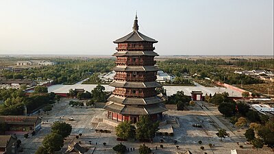 A Fogong-templom Sákjamuni pagodája