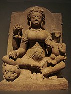Goddess Ambika in Los Angeles County Museum of Art, 6th-7th century