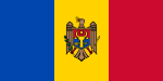 Drapeau de la Moldavie.