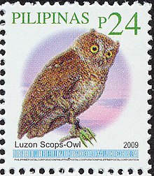Otus longicornis 2009 stamp of the Philippines.jpg