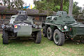 Sararcen armoured cars on display