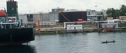 Autonomous Port of Abidjan in 2009.