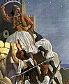 Athanasios Kanakaris durante o Cerco de Patras de Peter von Hess