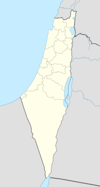 النبي روبين على خريطة فلسطين الانتدابية