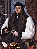 A 1545 depiction of Thomas Cranmer