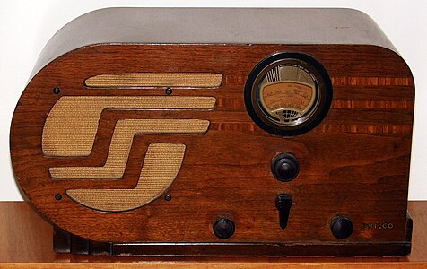 Radio de masă Philco (c. 1937)