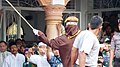Image 71Public caning in Aceh. The westernmost special province is one of the few regions within Indonesia that implement full Islamic sharia law, where public caning is frequently held. Caution is required for visitors regarding clothing, modesty issues, morality and consumption of alcohol, to avoid troubles with the local authority. (from Tourism in Indonesia)
