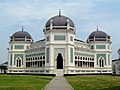 Image 33Great Mosque of Medan, an example of Moorish, Mughal and Spanish architecture combination in Indonesia. (from Tourism in Indonesia)