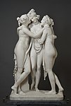 The Three Graces, by Antonio Canova, 1813–1816, marble, Hermitage Museum, Saint Petersburg, Russia[179]