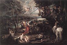 Allegorisches Bild Peter Paul Rubens auf den Friedensschluss von 1630