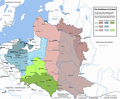 Trojaké delenie Poľska 1772, 1793 a 1795.