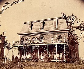 Storer College, photographed sometime between 1870-1890
