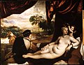 Venus en de luitspeler (ca. 1560) Titiaan, Metropolitan Museum