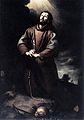 「祈りを捧げる聖フランチェスコ」（画:バルトロメ・エステバン・ムリーリョ、1645年-1650年）