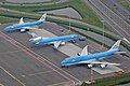 Image 10Three widebodies: KLM's Airbus A330 twinjet, McDonnell Douglas MD-11 trijet and Boeing 747-400 quadjet (from Wide-body aircraft)
