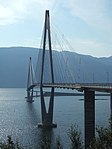 A cross-cable bridge